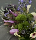 Bouquet with exotic flowers "Lilac Paradise"