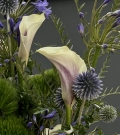 Bouquet with exotic flowers "Lilac Paradise"