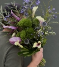 Bouquet with exotic flowers "Lilac Paradise"