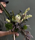 Tropical bouquet with royal protea