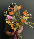 Contrast bouquet "Tropical garden"