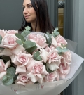 Bouquet - "Duo bouquet Sweet Escimo" with eucalyptus
