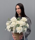 Basket of flowers - "Playa Blanca"