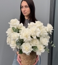 Basket of flowers - "Playa Blanca"