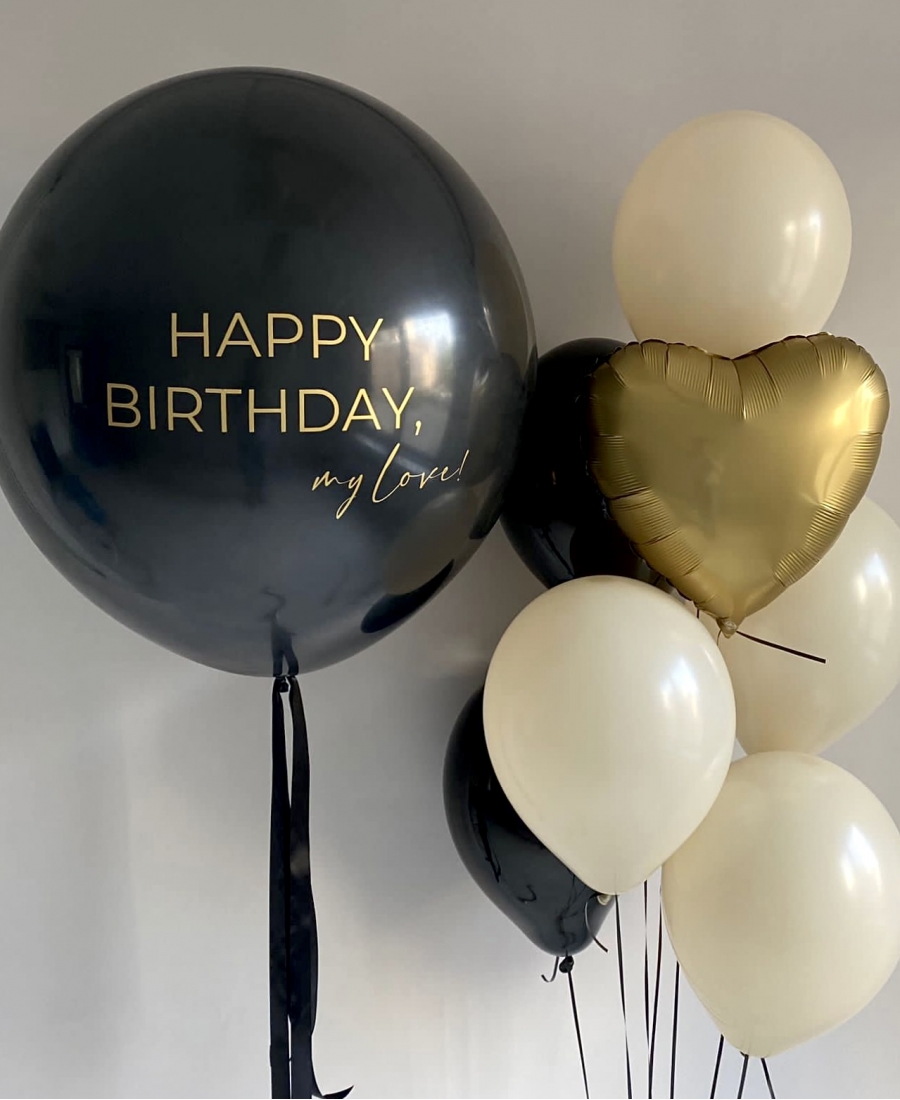 Dark Elegance Balloon Set
