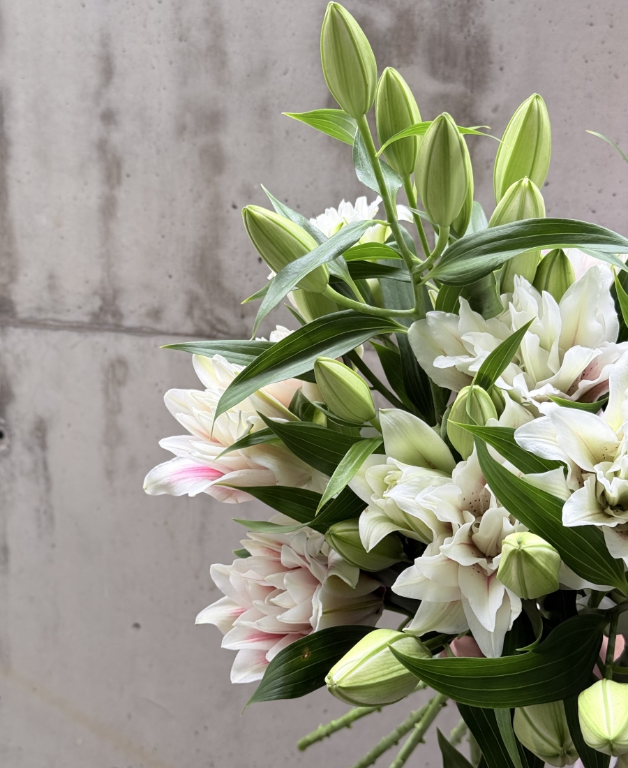 Bunch of Double Lilies