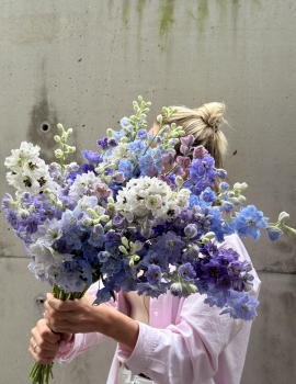 Bunch of delphinium