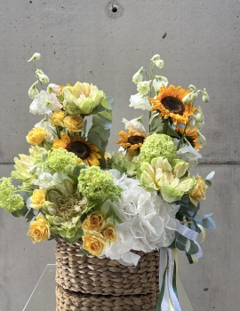 Complimentary basket “Sunny Garden”