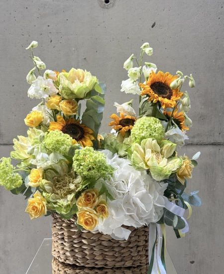 Complimentary basket “Sunny Garden”