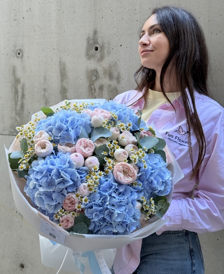 Author’s bouquet “Skyblue dream”