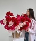 Aromatic WOW basket with roses
