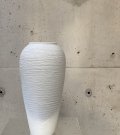 Elegant white ceramic vase ( H36 cm)