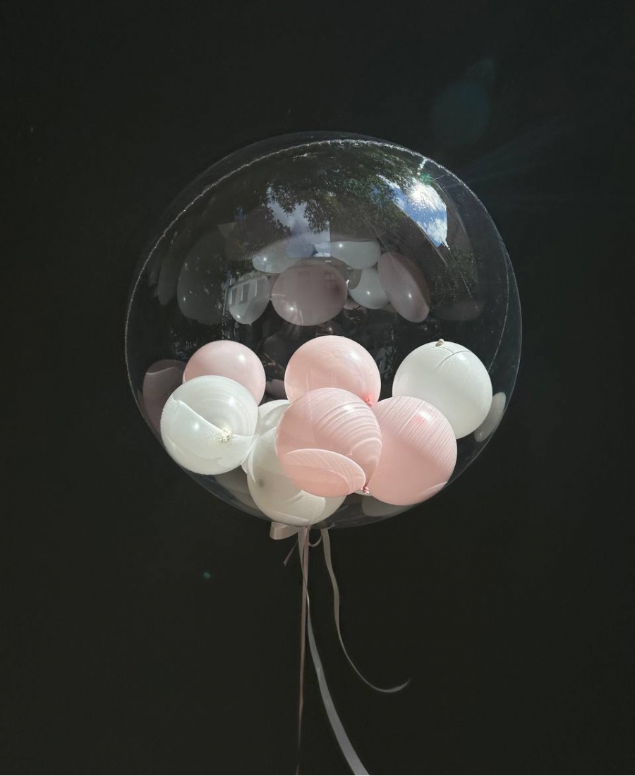Clear Balloon with Small Balloons Inside