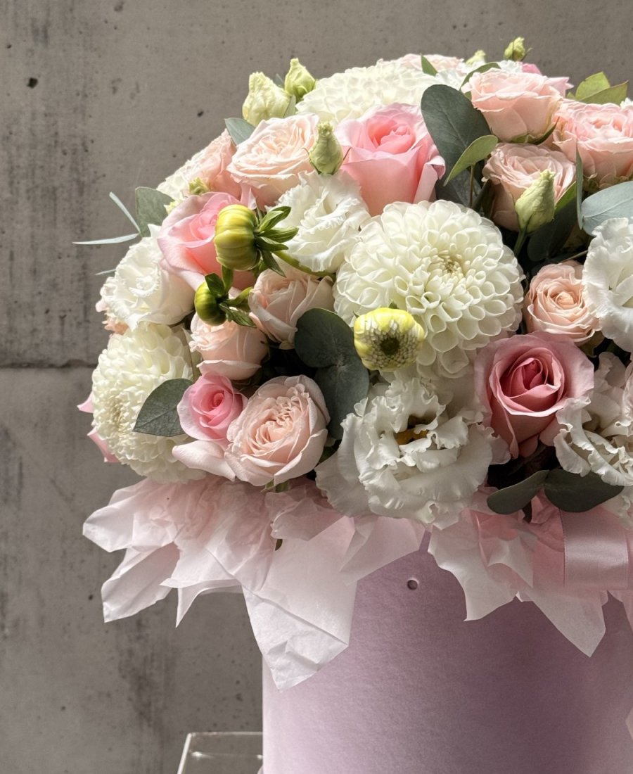 Pušķis cepuru kastē - "Favorite"