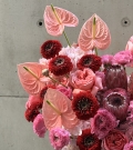 WOW basket with exotics “Pink lagoon”
