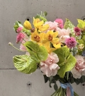 WOW bouquet from exotic flowers “Colour boost”
