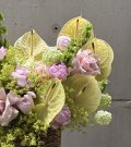Корзина цветов «Blush Garden»