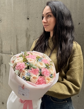 Aromatic bouquet “Skyblue dream”
