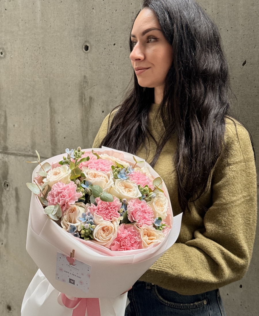 Aromatic bouquet “Skyblue dream”